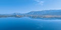 Reservoir lake Peruca at the river Cetina, Croatia Royalty Free Stock Photo