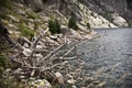 Reservoir in the mountains of the Spanish pyrenees