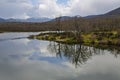 Reservoir of the Pontoon, in the Farm of San Ildefonso. Segovia Spain Royalty Free Stock Photo