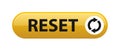 Reset button Royalty Free Stock Photo