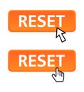 Reset button Royalty Free Stock Photo