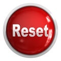 Isolated Reset button Royalty Free Stock Photo