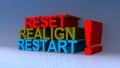 Reset realign restart on blue