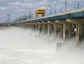 Reset of water at hydroelectric power station