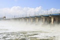 Reset of water at hydroelectric power station