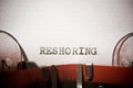 Reshoring concept view