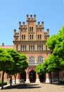 Residence of Bukovinian and Dalmatian Metropolitans, now part of Chernivtsi University. Royalty Free Stock Photo