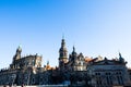 Residence in Dresden, historic building, travel tour, traveling