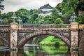 Residence of the Emperor of Japan. Royalty Free Stock Photo