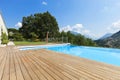 Residence with swimming pool Royalty Free Stock Photo