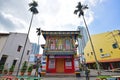 Residence of Tan Teng Niah with tall palm trees at four end Royalty Free Stock Photo