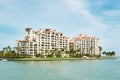 Residences at Fisher Island in Miami Royalty Free Stock Photo