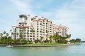 Residences at Fisher Island in Miami Royalty Free Stock Photo