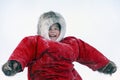 A resident of the tundra, indigenous residents of the Far North, tundra, open area, children ride on sledges, children in