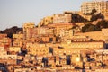 Residential Apartment Home Buildings in Historic Downtown City of Naples, Italy Royalty Free Stock Photo