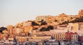 Residential Apartment Home Buildings in Historic Downtown City of Naples, Italy Royalty Free Stock Photo