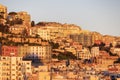 Residential Apartment Home Buildings in Historic Downtown City of Naples, Italy Royalty Free Stock Photo