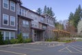 Residential apartments and park in Gresham Oregon Royalty Free Stock Photo