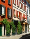 Residential area Brera Milan Italy