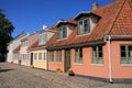 Residential area in the city Odense in Danmark. Royalty Free Stock Photo