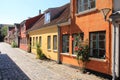 Residential area in the city Odense in Danmark. Royalty Free Stock Photo