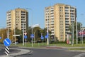 Residential area. High-rise apartment buildings, Vilnius