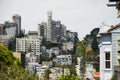 Residential area of San Francisco, California - Russian Hill