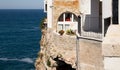 Residential building on a cliff