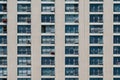 Residential building facade, apartment house / real estate exterior Royalty Free Stock Photo