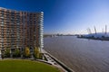 Residential building on river thames