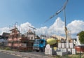 Residential building under construction Royalty Free Stock Photo