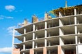 Residential building under construction Royalty Free Stock Photo