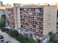 A residential building where internally displaced persons from KARABAKH have been living for a long time.