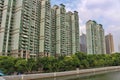 Residential building at Wusong River Royalty Free Stock Photo