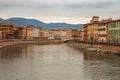 Arno River in Pisa, Italy