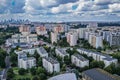 Residential buildings in Goclaw subdistrict of Warsaw, Poland