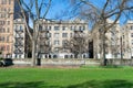 Residential Buildings in Harlem seen from Central Park in New York City Royalty Free Stock Photo