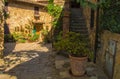 Buildings in Montefioralle  Tuscany Royalty Free Stock Photo