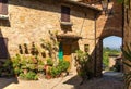 Buildings in Montefioralle  Tuscany Royalty Free Stock Photo