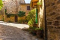 Buildings in Montefioralle  Tuscany Royalty Free Stock Photo