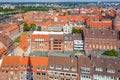 Residential buildings in Lubeck city Royalty Free Stock Photo