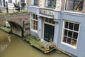 Residential buildings near canal in historic centre of Utrecht