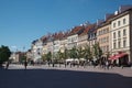 Residential buildings in Nowe Miasto town in Warsaw, Poland