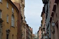 Residential buildings in the old city