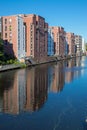 Residential buildings at the water Royalty Free Stock Photo