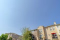 Residential complex buildings with balconies at San Marcos, California