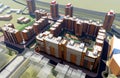 Residential complex (3d rendering)