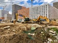 Residential Complex Under Constuction in Moscow, Russia.