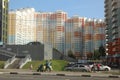 New buildings in the Yaroslavl residental complex on the outskirts of the town of Mytishchi.