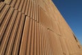 Residential construction site with red bricks Royalty Free Stock Photo